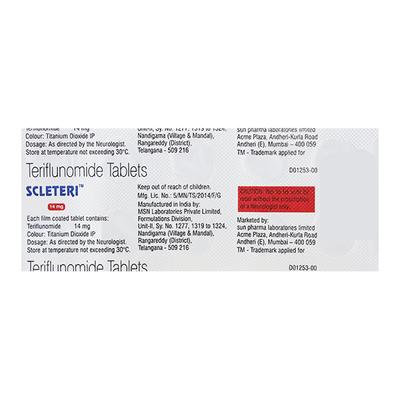 Scleteri 14mg Tablet 10'S - Multiple Sclerosis-Imm
