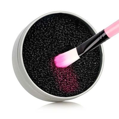 Bronson Professional Makeup Brush Cleaner Sponge Tin Quick cleaning with Powder Colour Removal 1's - Face Brush