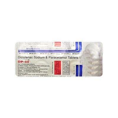 DP 50 Tablet 10's - Pain relief-Nsa