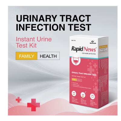 Rapid News Urinary Tract Infection Instant Urine Test Kit 3's - Test Strips & Lancets