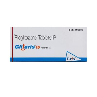 Glitaris 15mg Tablet 10'S - Diabetes-Ant