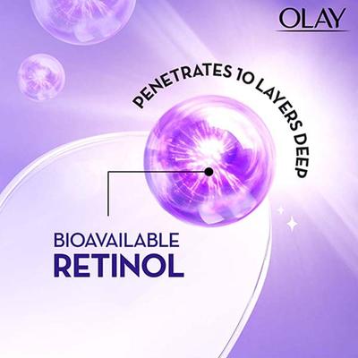 Olay Retinol Kit for Overnight Repair - Retinol Cream with Free Cleanser, 24h Hydration 1's - Night Cream