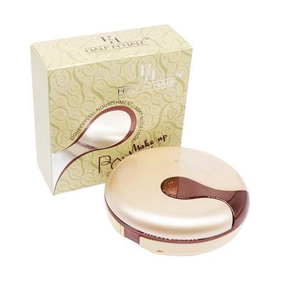 Half N Half Sleek Crystal Two - Way Cake Makeup Powder, Honey Beige 20 gm - Compact Powder