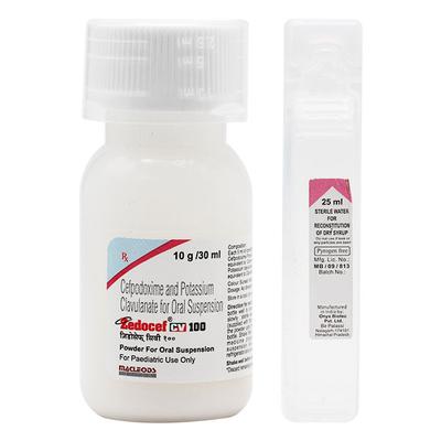 ZEDOCEF CV 100 Oral Suspension 30ml - Bacterial Infections-Cep