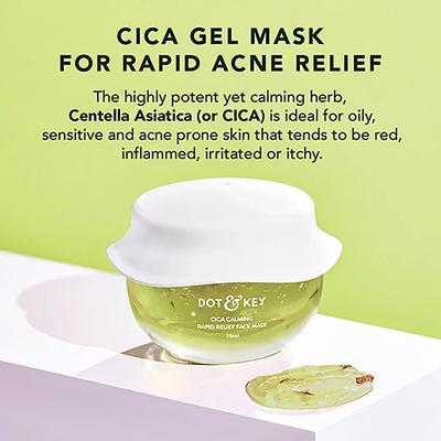 Dot & Key Cica Calming Rapid Relief Face Mask 25 ml - Masks & Peels