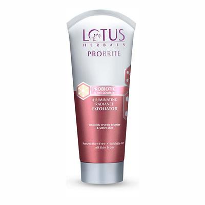 Lotus Herbals Probrite Illuminating Radiance Exfoliator 100 Gm - Scrubs & Exfoliants