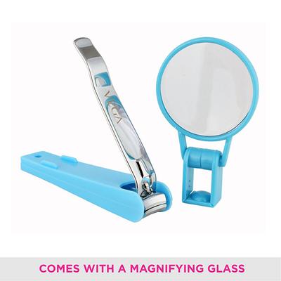 Vega Nail Clipper (With Magnifying Glass) (LNC - 04) 56 gm - Manicure & Pedicure Kits
