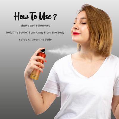 French Essence Deodorant Body Spray - Aura 150 ml - Perfumes (Edt/Edp)