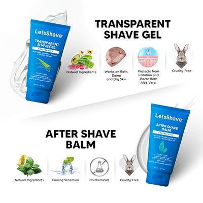 Letsshave Pro 3 Disposable Kit Razors 2S + Shave Gel 30Ml + After Shave Balm 30Ml + Travel Pouch 1's - Razors & Cartridges