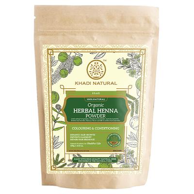 KHADI NATURAL HERBAL HENNA ORGANIC POWDER 100 gm - Powder