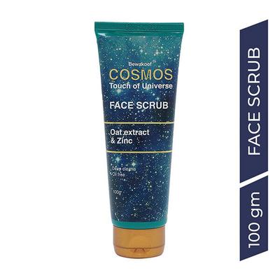 Cosmos by Bewakoof Oil-Free Face Scrub Powered By Oat Extract & Zinc 100 gm - Scrubs & Exfoliants
