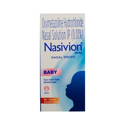 Nasivion Mini Baby Drops 10ml - Nasal Congestion-Nas