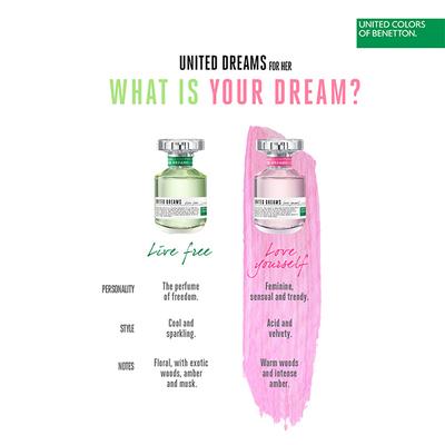 United Colors of Benetton On - The - Go United Dreams Love Yourself 30 ml - Women Perfumes (Edt/Edp)