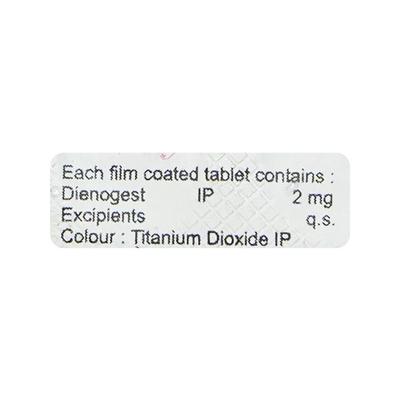 Dienofem 2mg Tablet 10'S - Contraception-Ora