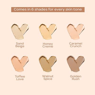 Faces Canada High Cover Concealer Shea Butter & Vitamin E- Golden Rush 06, 4ml - Concealer