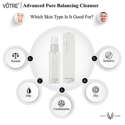 Votre Advanced Pore Balancing Cleansor 100ml - Face Wash & Cleansers