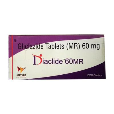 DIACLIDE 60 MR Tablet 10's - Diabetes-Ant