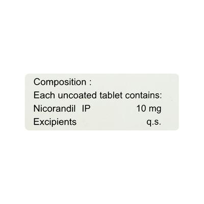 NICORACE 10 Tablet 20's - Angina