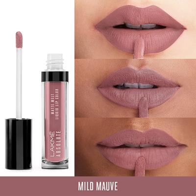 Lakme Absolute Matte Melt Liquid Lip Color Mild Mauve 6 Ml - Liquid Lipsticks
