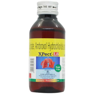 XPECT LS SUGAR FREE STRAWBERRY RASPBERRY FLAVOUR Syrup 100ml - Cough And Cold-Cou