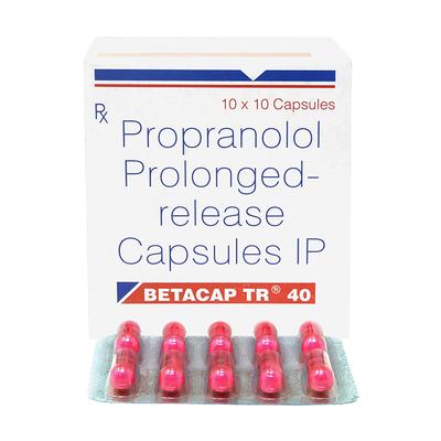 Betacap TR 40mg Capsule 10'S - Hypertension-Bet