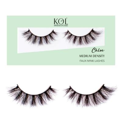 Kingdom Of Lashes - Chloe - Faux Mink False Eyelashes 1's - Eyelashes