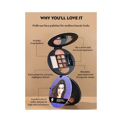 Sugar Cosmetics Contour De Force Eyes And Face Palette 02 Pink Pro 20.3 gm - Face Palettes