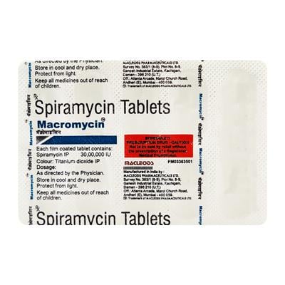 Macromycin Tablet 10'S - Bacterial Infections-Mac