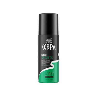 St. John Cool Limited Edition Deodorant Spray 150 ml + Sports Limited Edition Deodorant Spray 150 ml + Cobra Envy Deodorant Spray 150 ml - Men Deodorants/Roll-Ons
