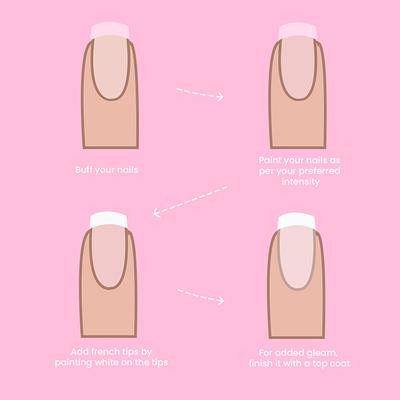 Miss Claire French Manicure Kit With Acrylic Box 9.75ml - Manicure & Pedicure Kits