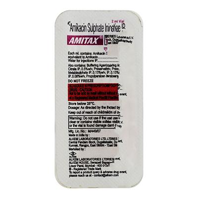 Amitax 500mg Injection 2ml - Bacterial Infections-Ami