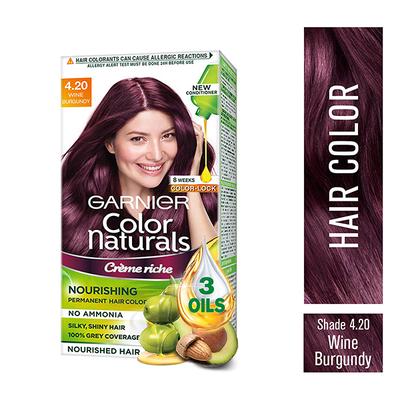 Garnier Color Naturals Creme hair color, Shade 4.20 Wine Burgundy 1's - Crème
