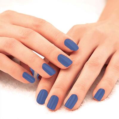 Lakme 9To5 Primer + Gloss Nail Color Russian Mauve 6ml - Nail Polish