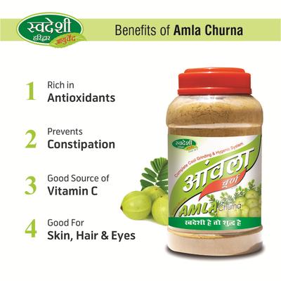 Swadeshi Amla Churna 500 gm - Pure Herbs