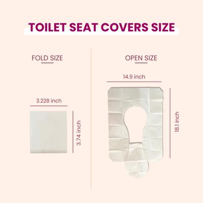 Mildcares Disposable Toilet Seat Covers 10's - Intimate Hygiene