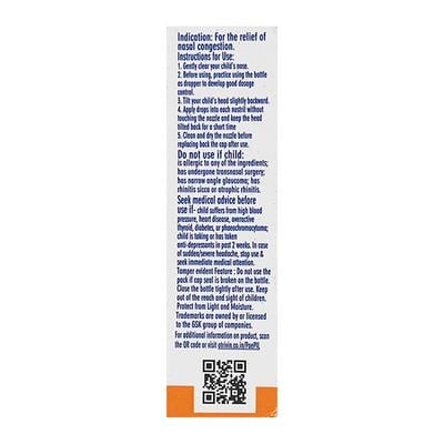 Otrivin Paediatric Nasal Drops 10ml - Nasal Congestion-Nas