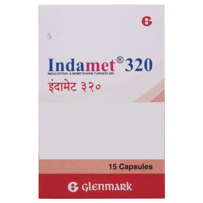 INDAMET 320 Capsule 15's - Asthma/COPD-Ast