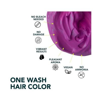 Paradyes Poison Purple Temporary One Wash Hair Color 45 gm - Crème
