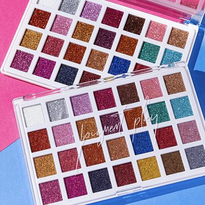 Pigment Play Rainbow Glow Max Effect Glitter Palette - One Love 50.4gm - Face Palettes