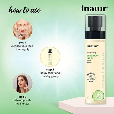 Inatur Facial Mist Toner - Cucumber 100 ml - Toners