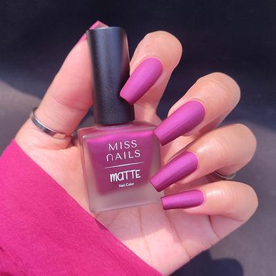 Miss Nails Matte Nail Color - Bubble Wine 8 ml - Nail Polish