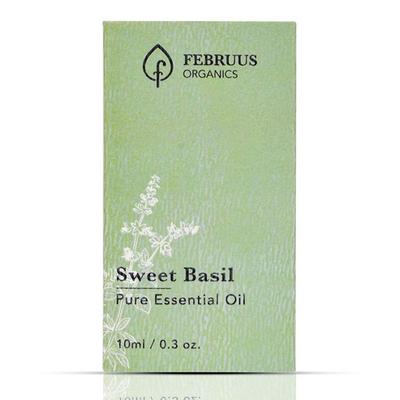 Februus Organics Pure Essential Oil - Sweet Basil 10 ml - Essential Oils