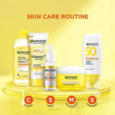 Garnier Super UV Invisible Serum Sunscreen 30 ml - Face Sunscreen