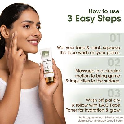 Tac - The Ayurveda Co Eladi Facewash with Neem 50 ml - Face Wash & Cleansers