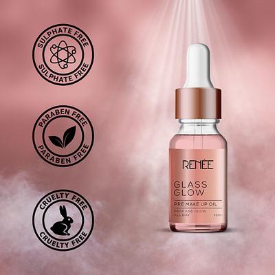 Renee Glass Glow Pre Make Up Oil Prep and Glow all Day 10ml - Face Oils