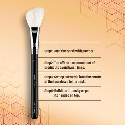 Miss Claire M23 - Angled Contour Brush (Chrome) 1's - Face Brush