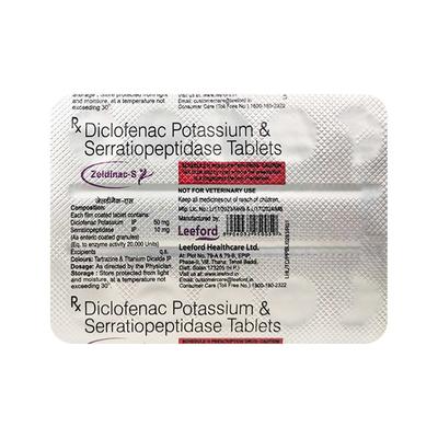 ZELDINAC S Tablet 10's - Pain relief-Nsa