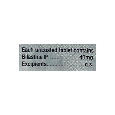 BILASET 40 Tablet 10's - Allergies-Ant