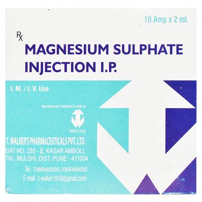 MAGNESIUM SULPHATE Injection 2ml - Supplements-Ele