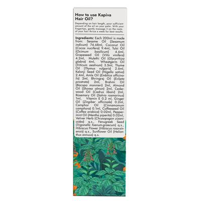 Kapiva Hair Rituals Tulsi Anti Hairfall Oil 200 ml - Hair Oils